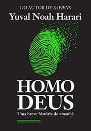 Capa de Homo Deus de Yuval Noah Harari