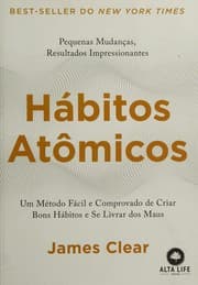 Capa do livro Hábitos Atômicos de James Clear
