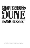 Capa de Chapterhouse Dune de Frank Herbert