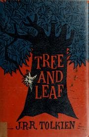 Capa de Tree and Leaf de J.R.R. Tolkien