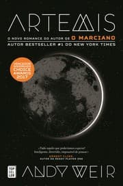 Capa de Artemis de Andy Weir