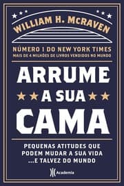 Capa de Arrume a sua cama de William H. McRaven