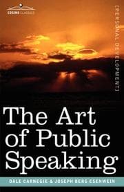Capa de The Art of Public Speaking de Dale Carnegie