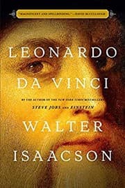 Capa de Leonardo da Vinci de Walter Isaacson