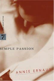 Capa de Passion simple de Annie Ernaux